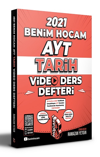 2021 AYT Tarih Video Ders Defteri Benim Hocam Yayınları