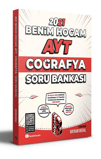 2021 AYT Coğrafya Soru Bankası Benim Hocam Yayınları