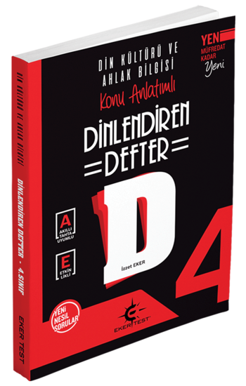 4. Sınıf Din Kültürü ve Ahlak Bilgisi Konu Anlatımlı Dinlendiren Defter