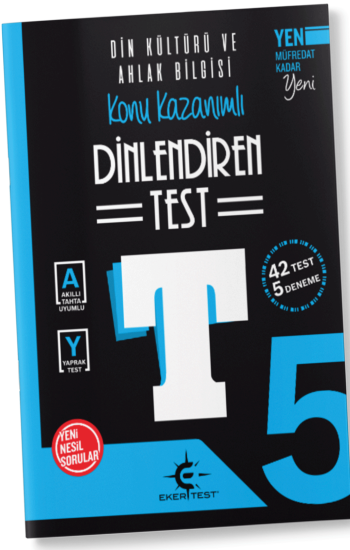 5. Sınıf Din Kültürü ve Ahlak Bilgisi Dinlendiren Test