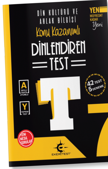 7. Sınıf Din Kültürü ve Ahlak Bilgisi Dinlendiren Test