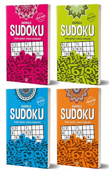 Mandala Sudoku – 4 Kitap Set