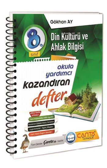 8. Sınıf Din Kültürü ve Ahlak Bilgisi Kazandıran Defter