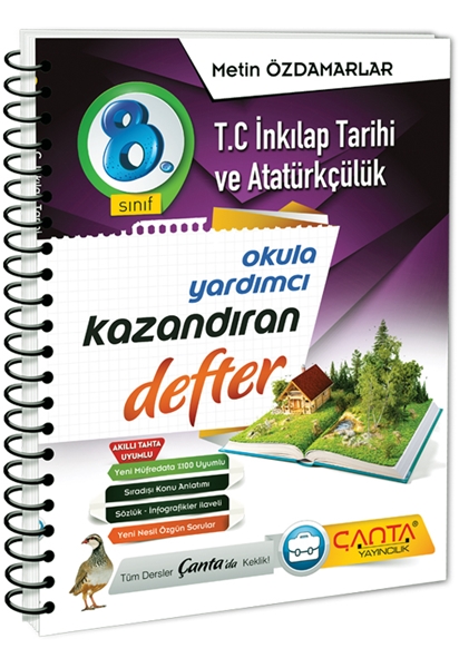 8.Sınıf İnkılap Tarihi ve Atatürkçülük Kazandıran Defter