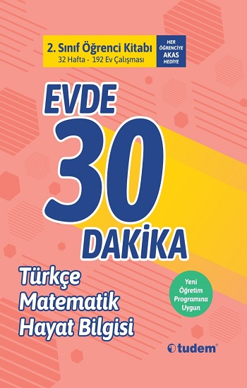 2.Sınıf Evde 30 Dakika Öğrenci Kitabı