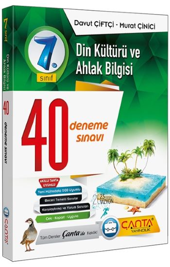 7. Sınıf Din Kültürü ve Ahlak Bilgisi 40 Deneme