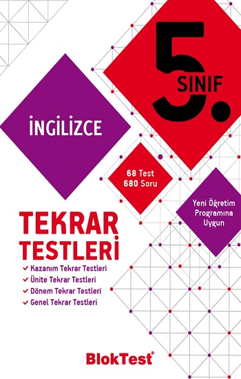 5.Sınıf Bloktest İngilizce Tekrar Testleri