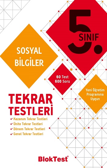 5.Sınıf Bloktest Sosyal Bilgiler Tekrar Testleri