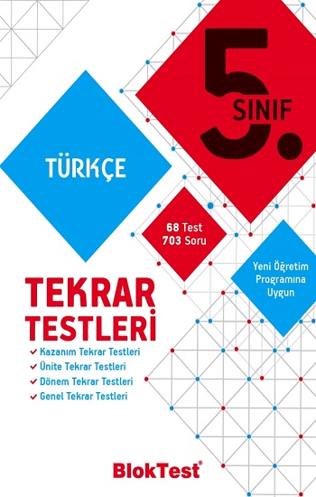 5.Sınıf Bloktest Türkçe Tekrar Testleri