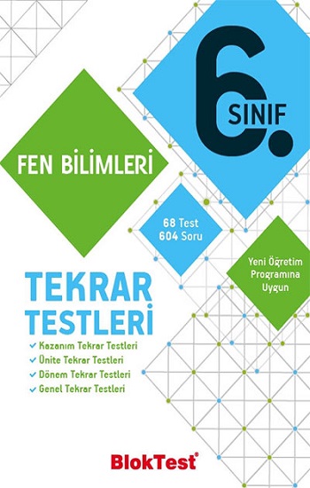 6.Sınıf Bloktest Fen Bilimleri Tekrar Testleri