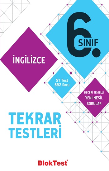 6.Sınıf Bloktest İngilizce Tekrar Testleri