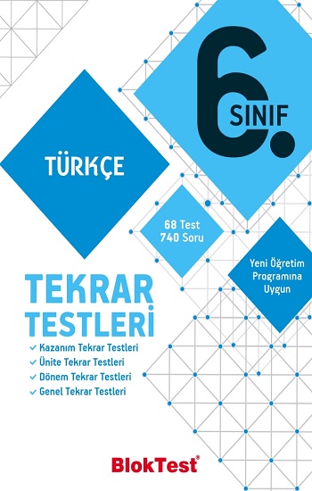 6.Sınıf Bloktest Türkçe Tekrar Testleri