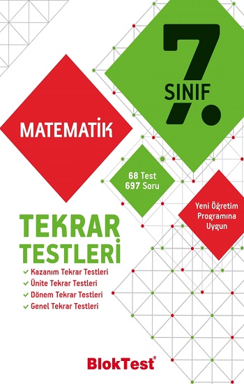 7.Sınıf Bloktest Matematik Tekrar Testleri