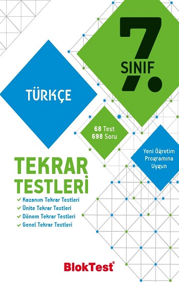 7.Sınıf Bloktest Türkçe Tekrar Testleri