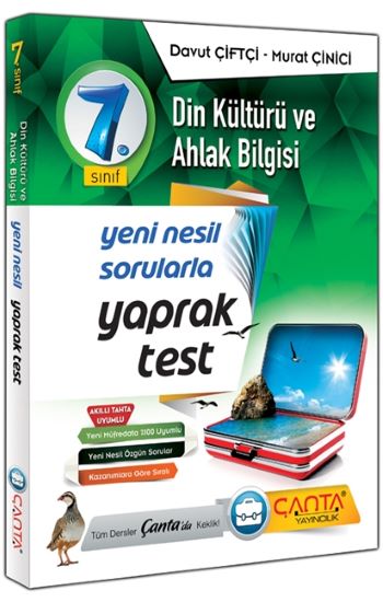 7.Sınıf Din Kültürü ve Ahlak Bilgisi Yaprak Test