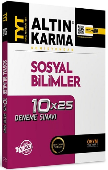 TYT Sosyal Bilimler 10x25 Deneme Sınavı