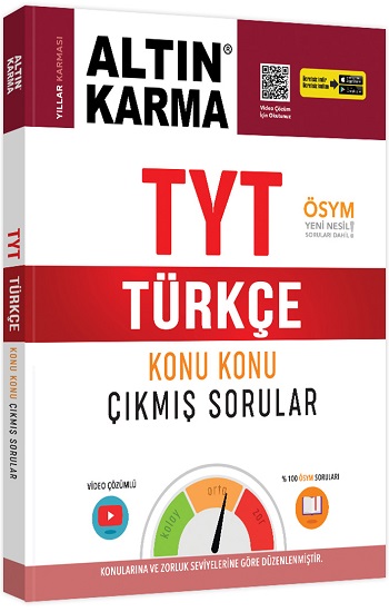 TYT Türkçe Konu Konu Çıkmış Sorular