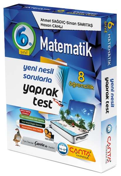 6.Sınıf Matematik 8 Öğrencilik Kutu Yaprak Test