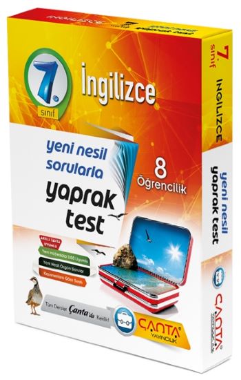 7.Sınıf İngilizce 8 Öğrencilik Kutu Yaprak Test