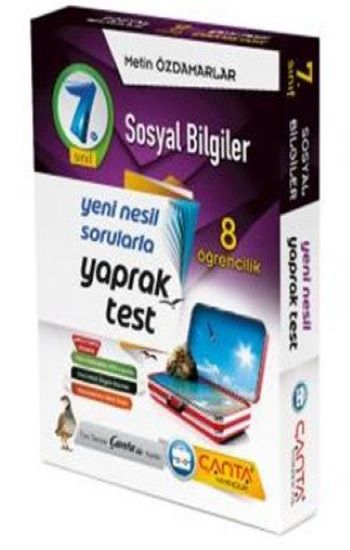 7. Sınıf Sosyal Bilgiler 8 Öğrencilik Kutu Yaprak Test