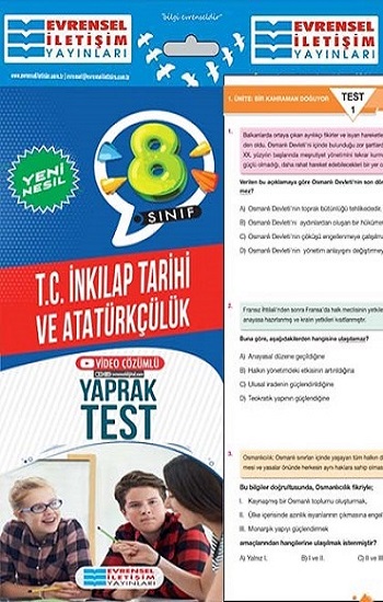 8. Sınıf İnkılap Tarihi ve Atatürkçülük Yeni Nesil Yaprak Test