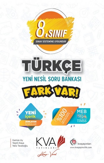 8. Sınıf Türkçe Yeni Nesil Soru Bankası Fark Var