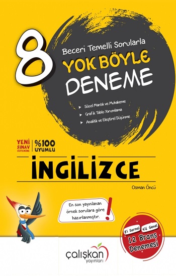 8. Sınıf İngilizce Beceri Temelli Sorularla Yok Böyle Deneme