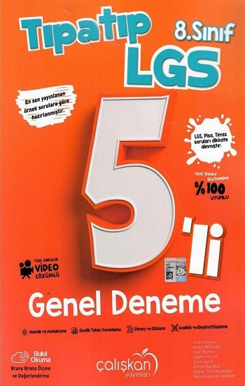 8. Sınıf LGS Tıpatıp 5 Deneme