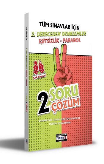 2021 Tüm Sınavlar İçin 2. Dereceden Denklemler - Eşitsizlik - Parabol 2 Soru 2 Çözüm Fasikülü Benim Hocam Yayınları