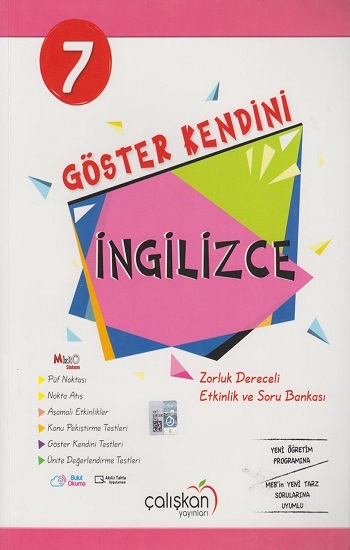 7. Sınıf İngilizce Göster Kendini Soru Bankası