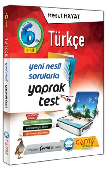 6. Sınıf Yeni Nesil Sorularla Türkçe Yaprak Test