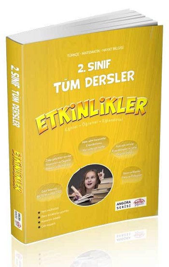 Angora Serisi 2. Sınıf Tüm Dersler Etkinlikler Kitabı