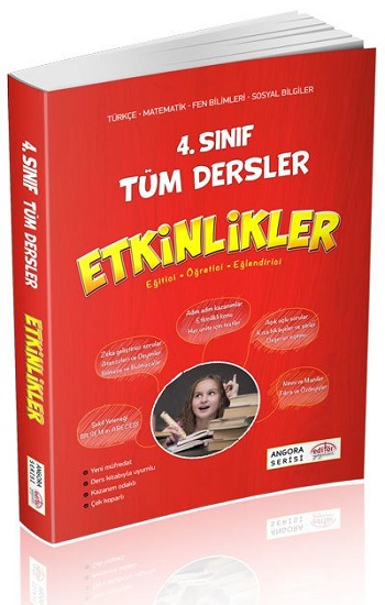 Angora Serisi 4. Sınıf Tüm Dersler Etkinlikler Kitabı