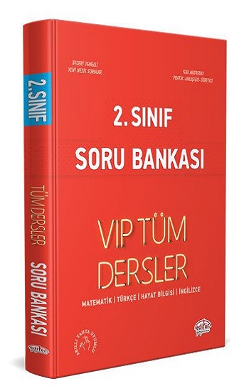 2. Sınıf Tüm Dersler Soru Bankası Kırmızı Kitap