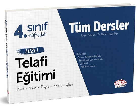 4. Sınıf Tüm Dersler Hızlı Telafi Eğitimi