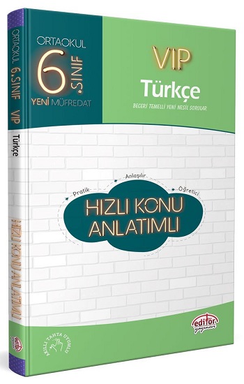 6. Sınıf VIP Türkçe Konu Anlatımlı