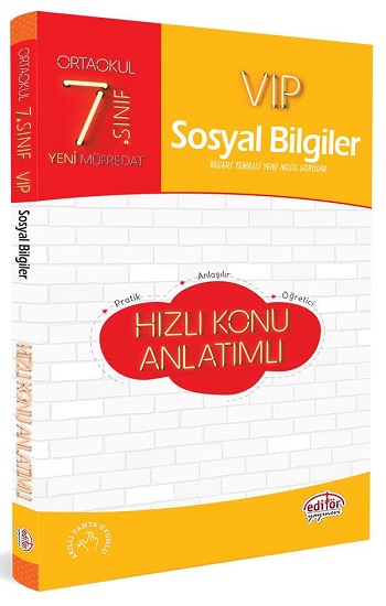 7. Sınıf VIP Sosyal Bilgiler Hızlı Konu Anlatımı