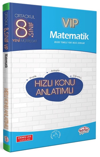 8. Sınıf VIP Matematik Hızlı Konu Anlatımı