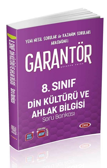 8. Sınıf Garantör Din Kültürü ve Ahlak Bilgisi Soru Bankası