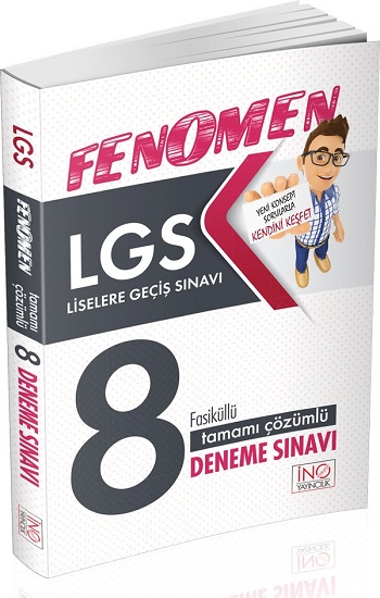 LGS Fenomen Tamamı Çözümlü 8 Deneme Sınavı