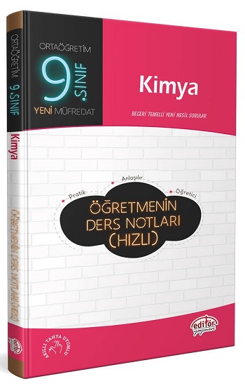 9. Sınıf Kimya Öğretmenin Ders Notları (Hızlı)