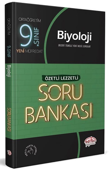 9. Sınıf Biyoloji Özetli Lezzetli Soru Bankası