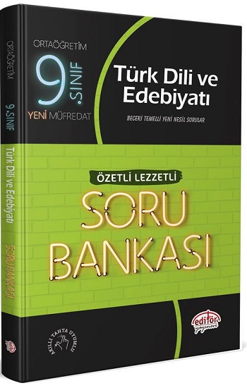 9. Sınıf Türk Dili ve Edebiyatı Özetli Lezzetli Soru Bankası