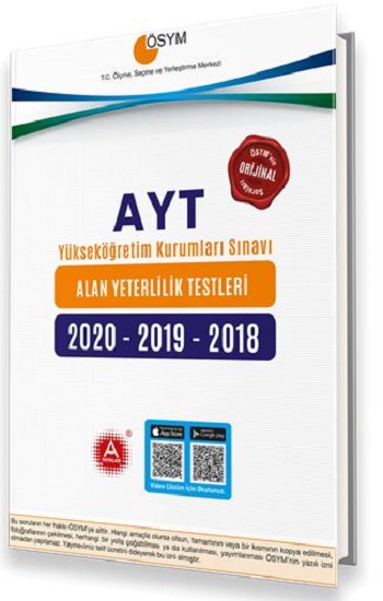 ÖSYM 2020-2019-2018 AYT Video Çözümlü Orijinal Çıkmış Sorular