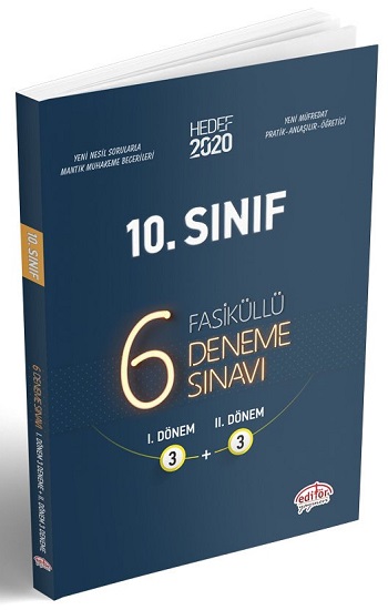 10. Sınıf 6 (3+3) Deneme Sınavı