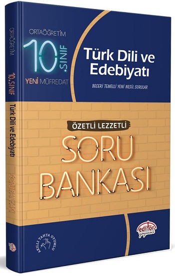 10. Sınıf VIP Türk Dili ve Edebiyatı Özetli Lezzetli Soru Bankası