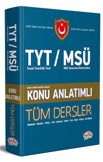 TYT-MSÜ Konu Anlatımlı Tüm Dersler