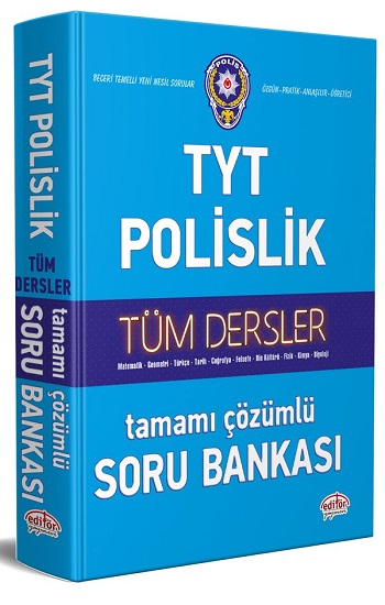 TYT-Polislik Hazırlık Tüm Dersler Çözümlü Soru Bankası