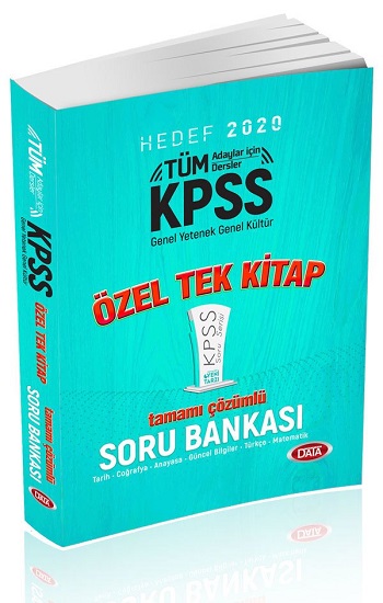 KPSS Genel Yetenek Genel Kültür Tek Kitap Tamamı Çözümlü Soru Bankası