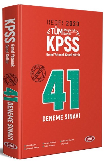 KPSS Genel Yetenek Genel Kültür 41 Deneme Sınavı